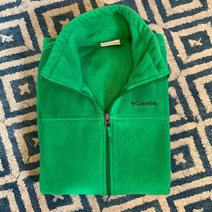 Columbia Green Fleece Jacket